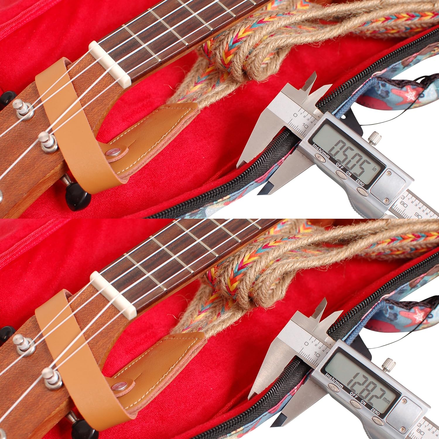 MUSIC FIRST® Ocean Blue “Little Mermaid”, Ukulele Bag Ukulele Case, Original Design, Best Gift! (21 inch Soprano, Ocean Blue)