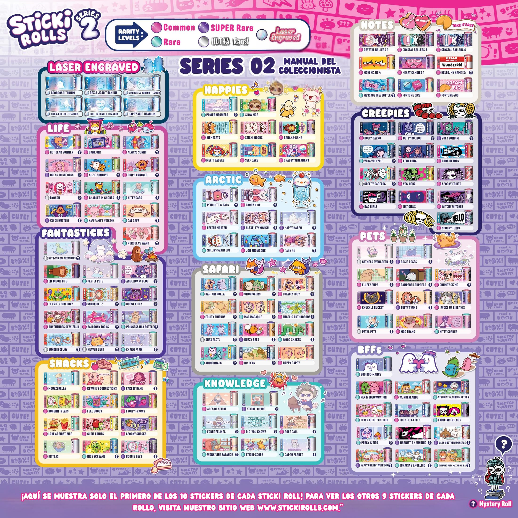 Ravensburger SkyCastle - Sticki Rolls Serie 2: Pulsera | Pulsera para Niña a partir de 5 años| Kit Pulseras Con 70 Pegatinas Infantiles | Regalos Niña 5 Años O Más, colores surtidos
