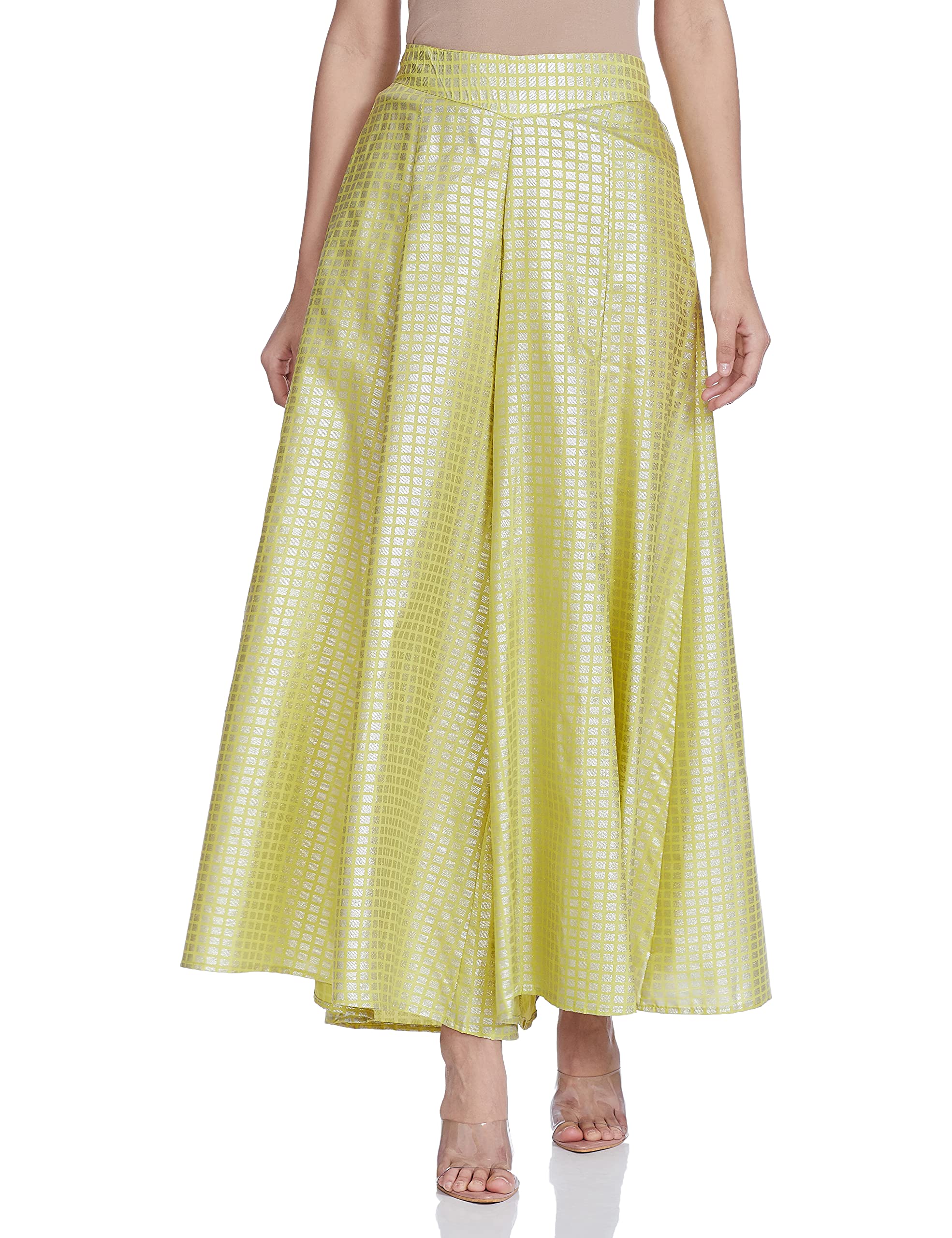 Aurelia Pantalones palazzo sueltos elásticos y de talle alto para mujer | Pantalones palazzo hasta el tobillo