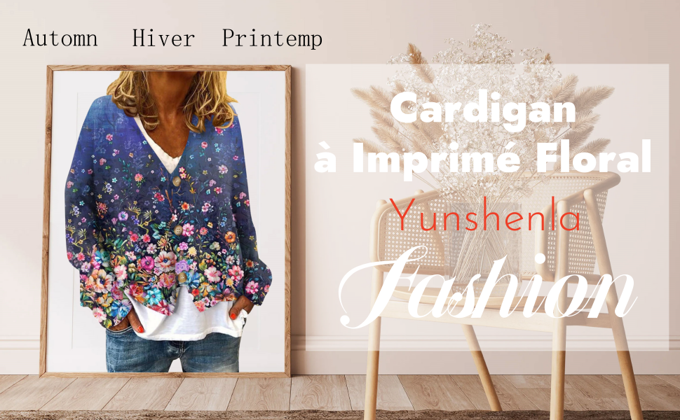 Cardigan Long Femme Automne/hiver - Veste Boutonnée élégante En Rayon Avec Poches