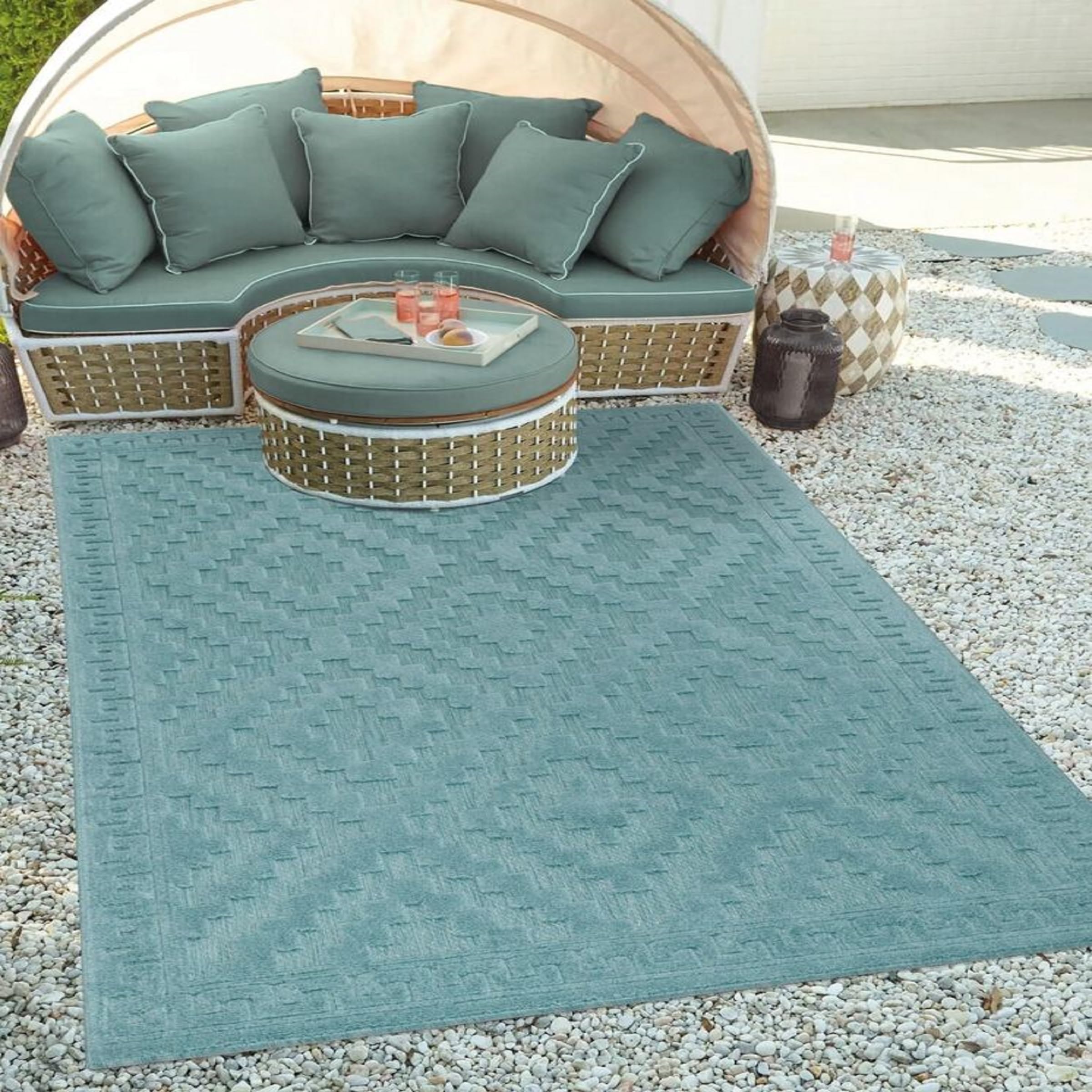 Textile Home Area Rug, Non-Slip Backing, Runner Style, for Living Room, Hallway or Bedroom Area Rug Non slip Door Mat Runner Living Room Hallway Bedroom Kids Room Carpet (Emerald, 50 x 80)
