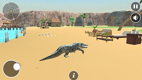 Attaque de crocodile affamé : simulateur d'animaux sauvages et jeu de chasse dans les marais – vue 5