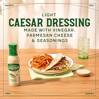 Cardini's Light Caesar Dressing with Parmesan, 12 fl. oz.