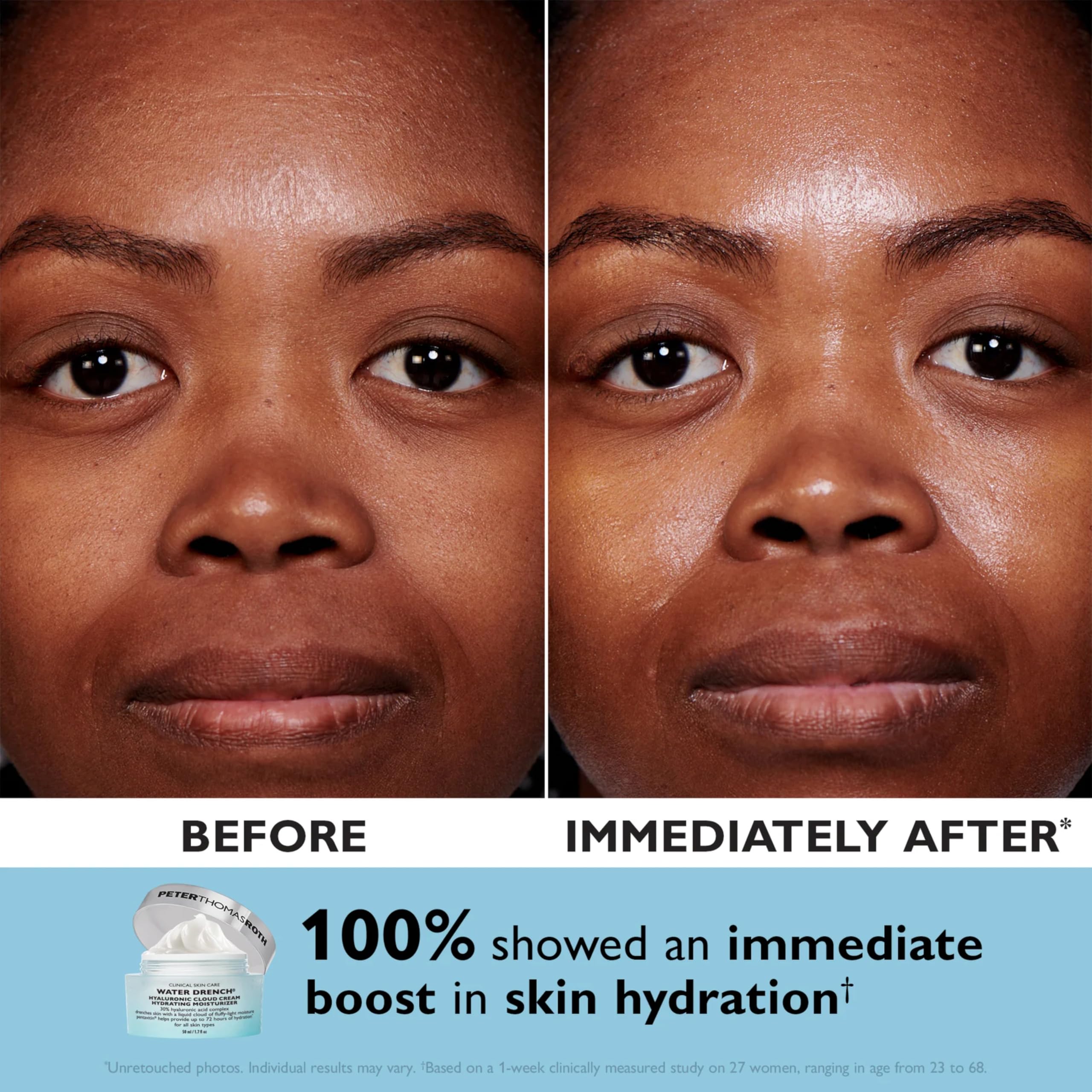 Peter Thomas Roth Water Drench® Essentials 2-Piece Set – Hyaluronsäure Feuchtigkeitsset mit Cloud Cream & Eye Patches – Intensive Hydration für Gesicht & Augen – Anti-Aging Pflege