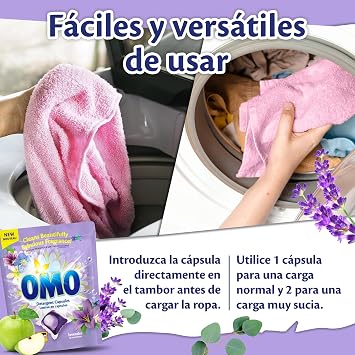 Omo - Wascapsules - Lavendel - 42st
