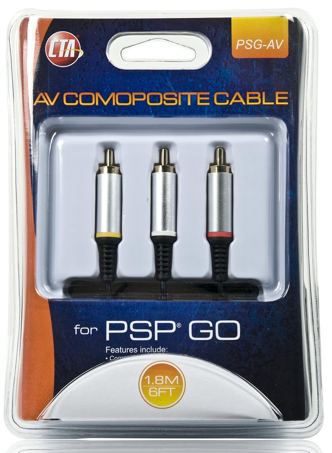 CTA Digital 7ft Black PSP Go AV Cable