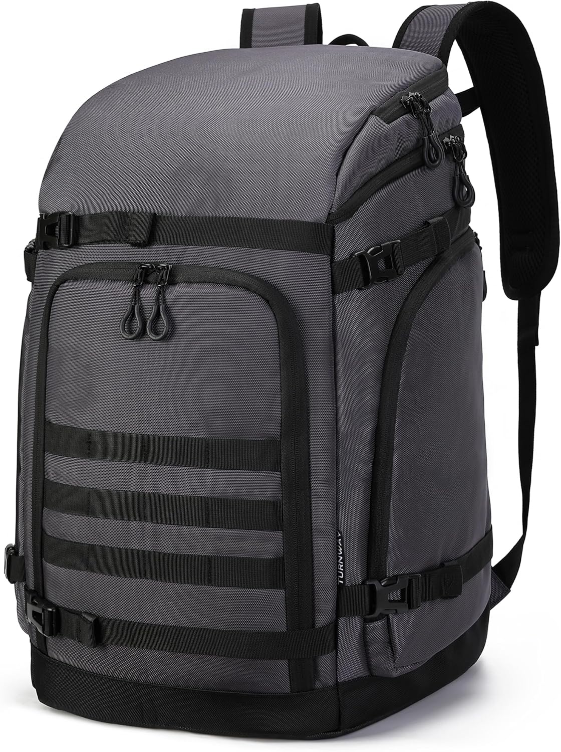 New Ski/Snowboard Boot Bag/Skating Bag | Excellent for Store and Transport Gear, Helmet, Goggles & Accessories | Travel with Waterproof Exterior, Reflective Strip for Men, Women (Gray)