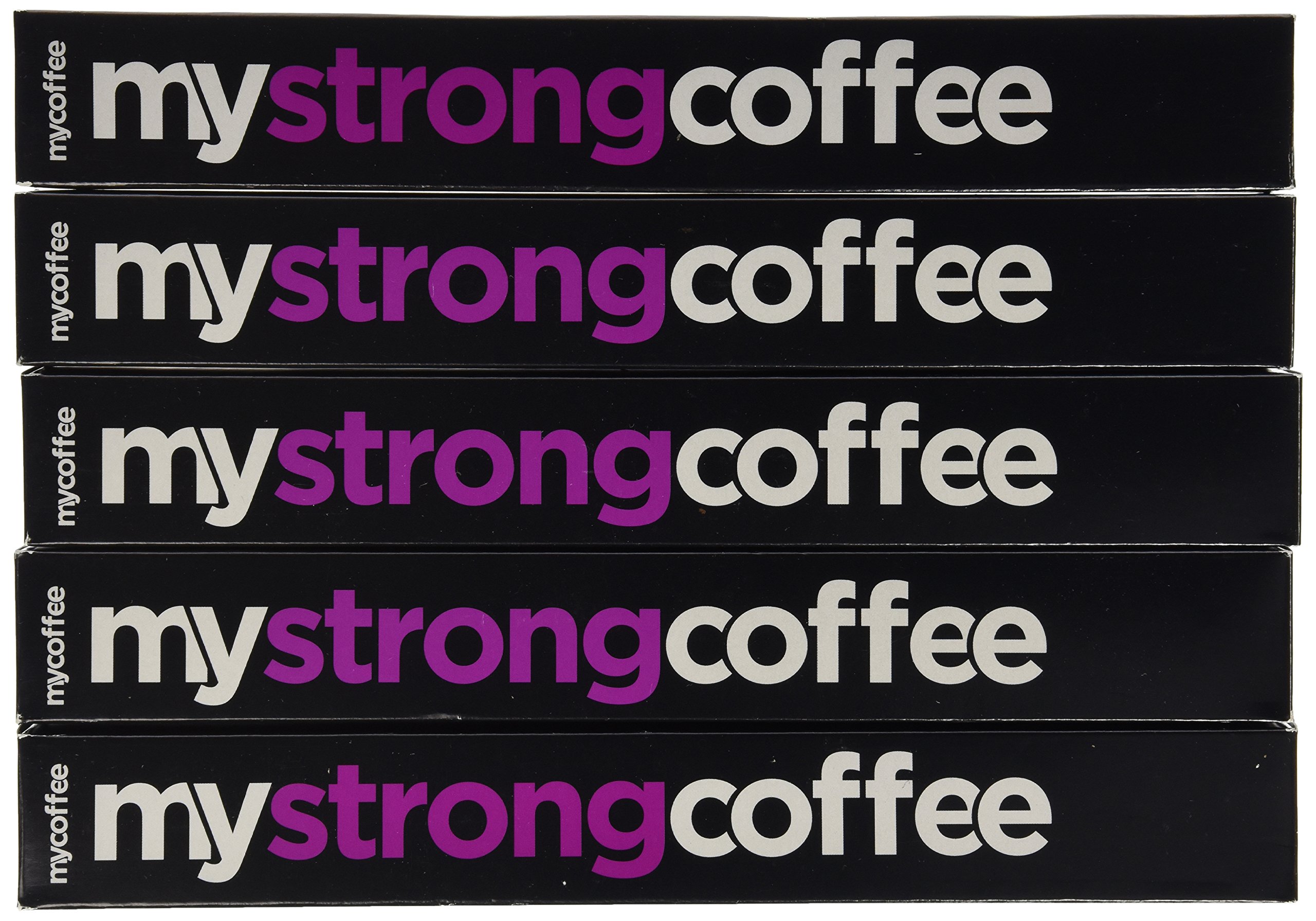 AllMyCoffee Mystrongcoffee Nespresso Compatible Capsules, 50 Count