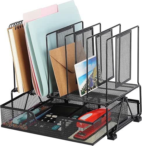 Mr. Pen- Mesh Desk Organizer with Drawer, Office Desk Organizers