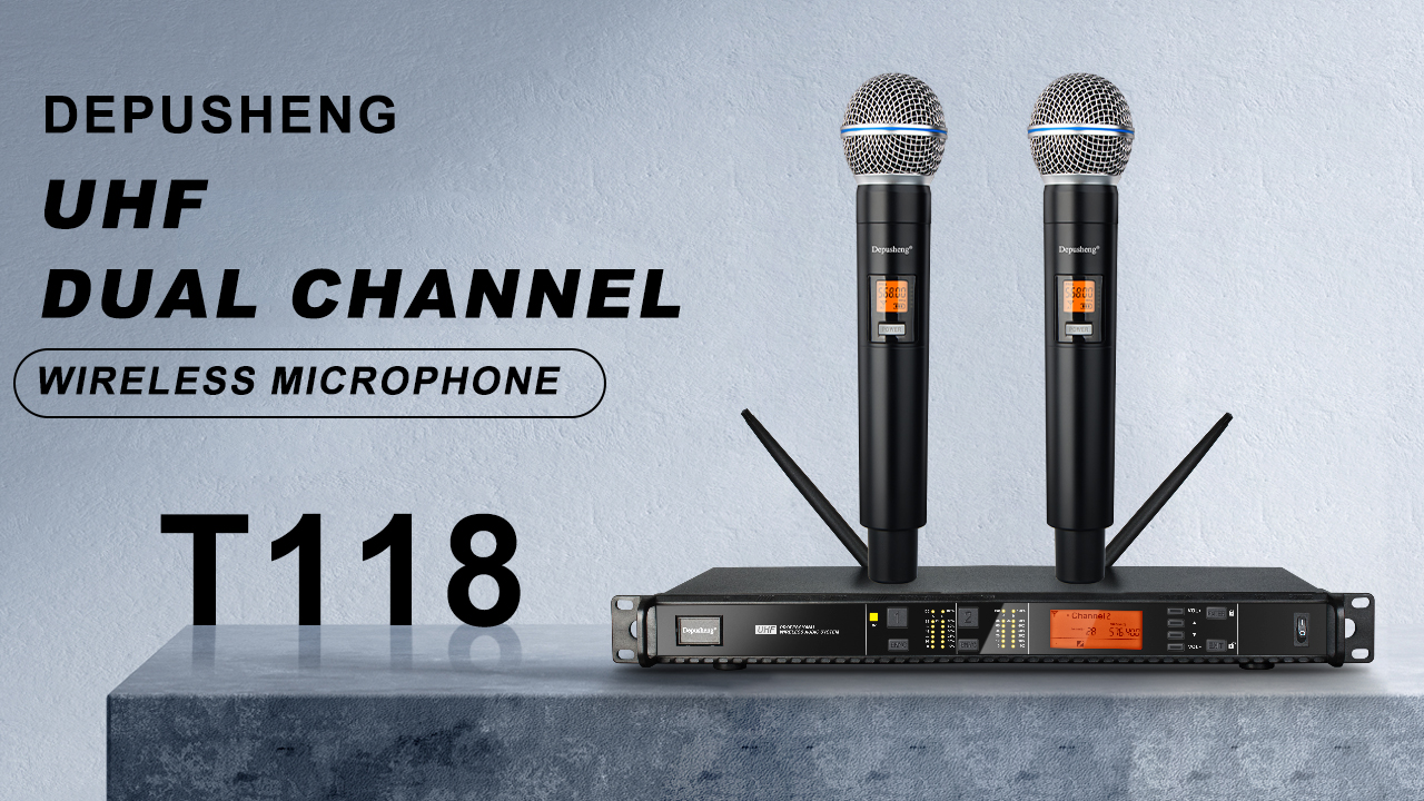 Depusheng ワイヤレスマイクシステム Amazon.com: Depusheng Wireless Microphone System, VHF Fixed