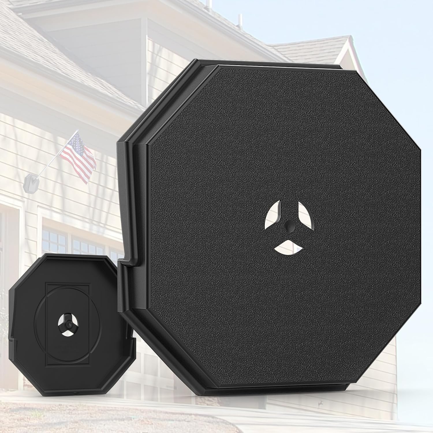 Vinyl Siding Light Mounting Blocks, 130110006001 Octagon Siding