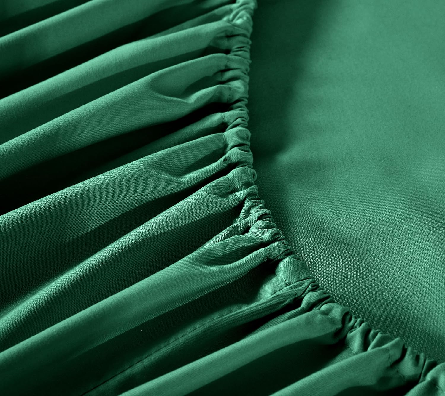 Deep Pocket Fitted Sheet - Fully Elastic - Super Soft - Easy Care & Easy Clean - Available in (Burgundy, Twin) : Home & Kitchen