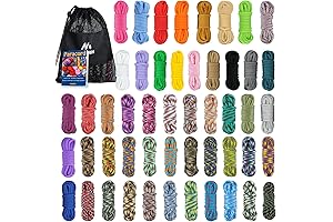 Durable and Versatile MONOBIN Paracord 50 Colors Paracord Combo Kit