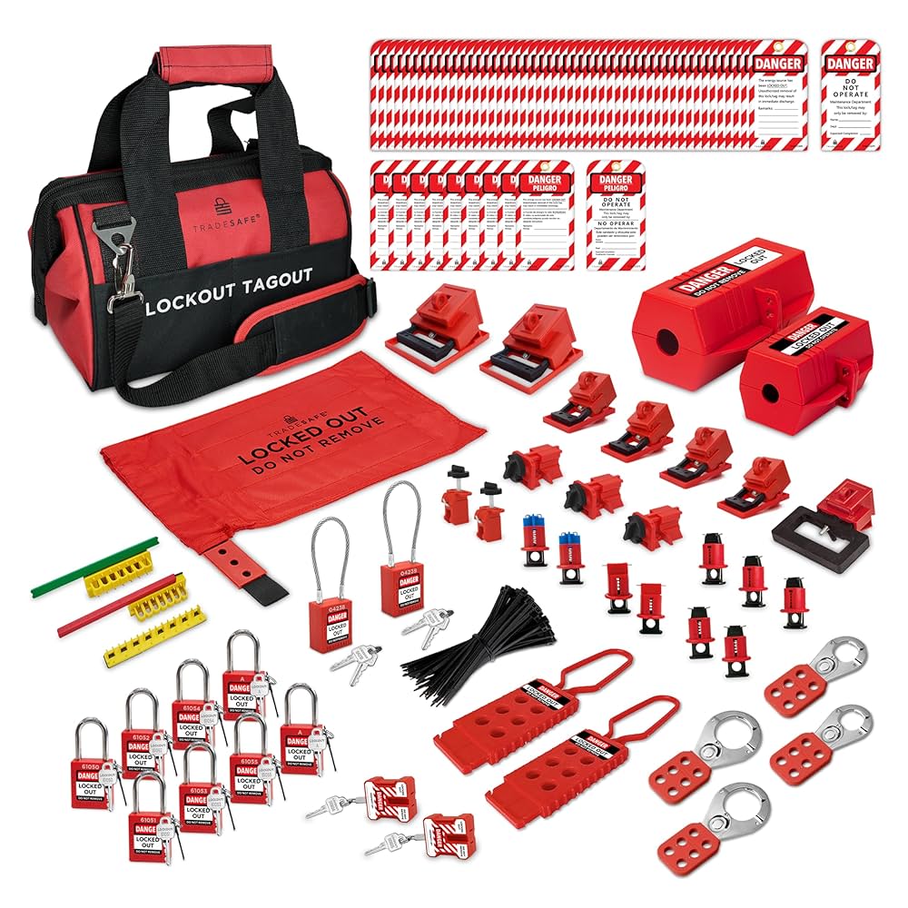 ティート　ロックキッド　teat WUWEOT Electrical Lockout Tagout Kit, Hasps Set, Clamp on