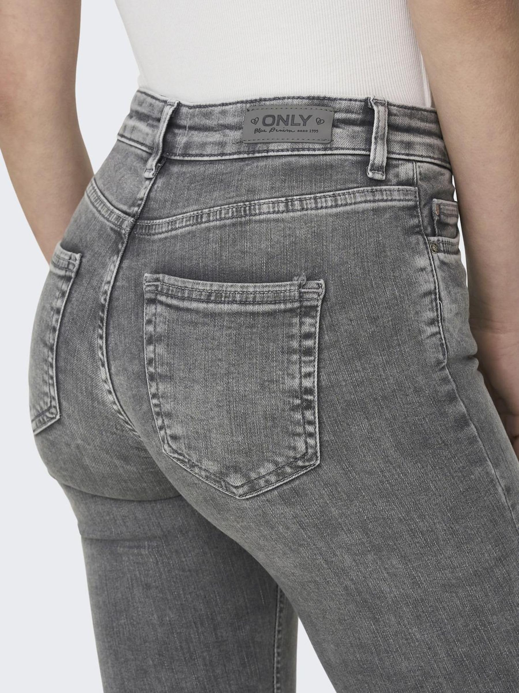 ONLY onlBLUSH MID SK ANK RAW JNS REA306 NOOS - dżinsy skinny Kobiety | jeansy skinny fit