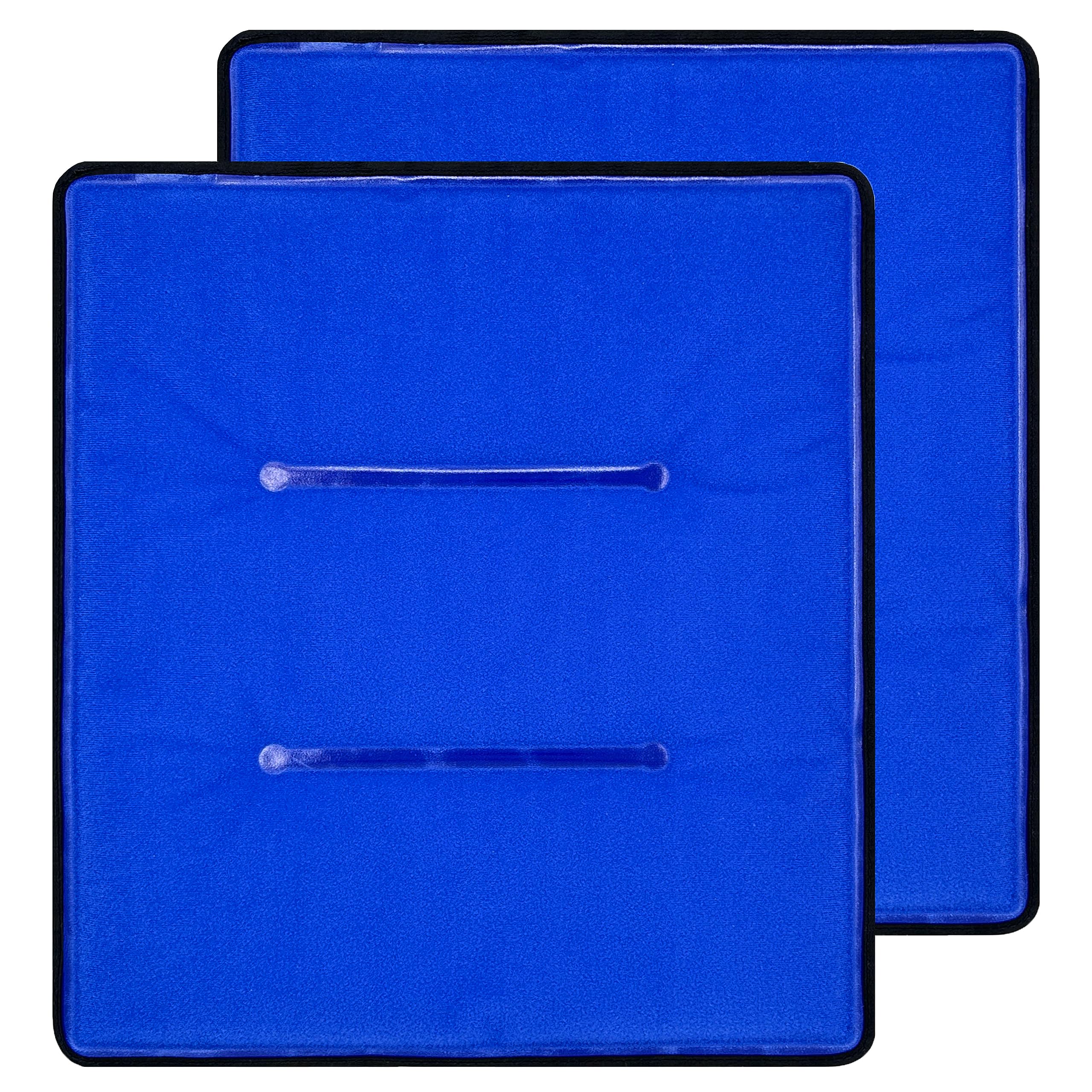 Koo-CareExtra Large Gel Ice Pack for Injuries Reusable Flexible Hot Cold Compress with Wrap for Shoulder Rotator Cuff, Back, Hip, Shin, Knee Replacement Surgery Pain Relief 13.1" x 14.7" XL Pack of 2