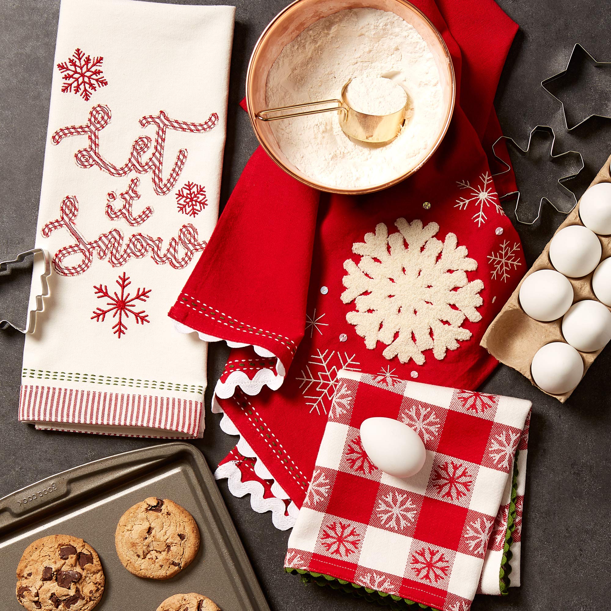 Torchon De Cuisine Doux De Noël à Carreaux Mickey Mouse D'inspiration Vintage, Décoration De Noël Disney - France