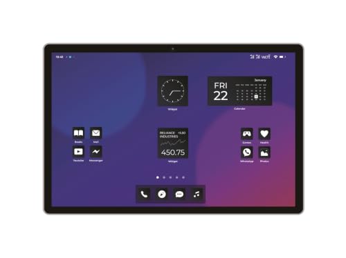 Image of DOMO Slate SL40 2C Tablet for Students Foundation Exams, 10 Inch Android Tablet, IPS Display, 4G Dual SIM, 4GB RAM, 32GB Storage (Expandable to 1TB), Octa-Core Processor, GPS, WiFi, Bluetooth (Grey)