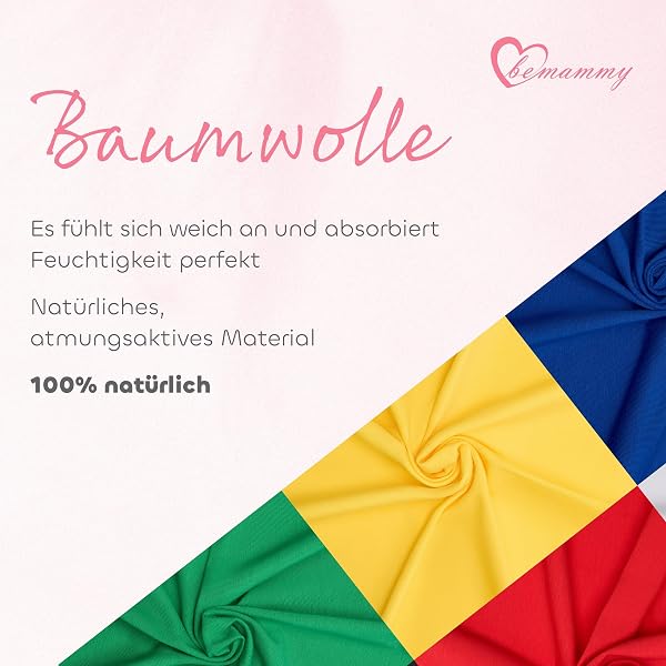 Be Mammy Leggins Premamá cortos para mujer Mallas cortas de Embarazo Shorts de mujer embarazada Ropa premama deportiva Pantalones maternidad BE20-228 - 5