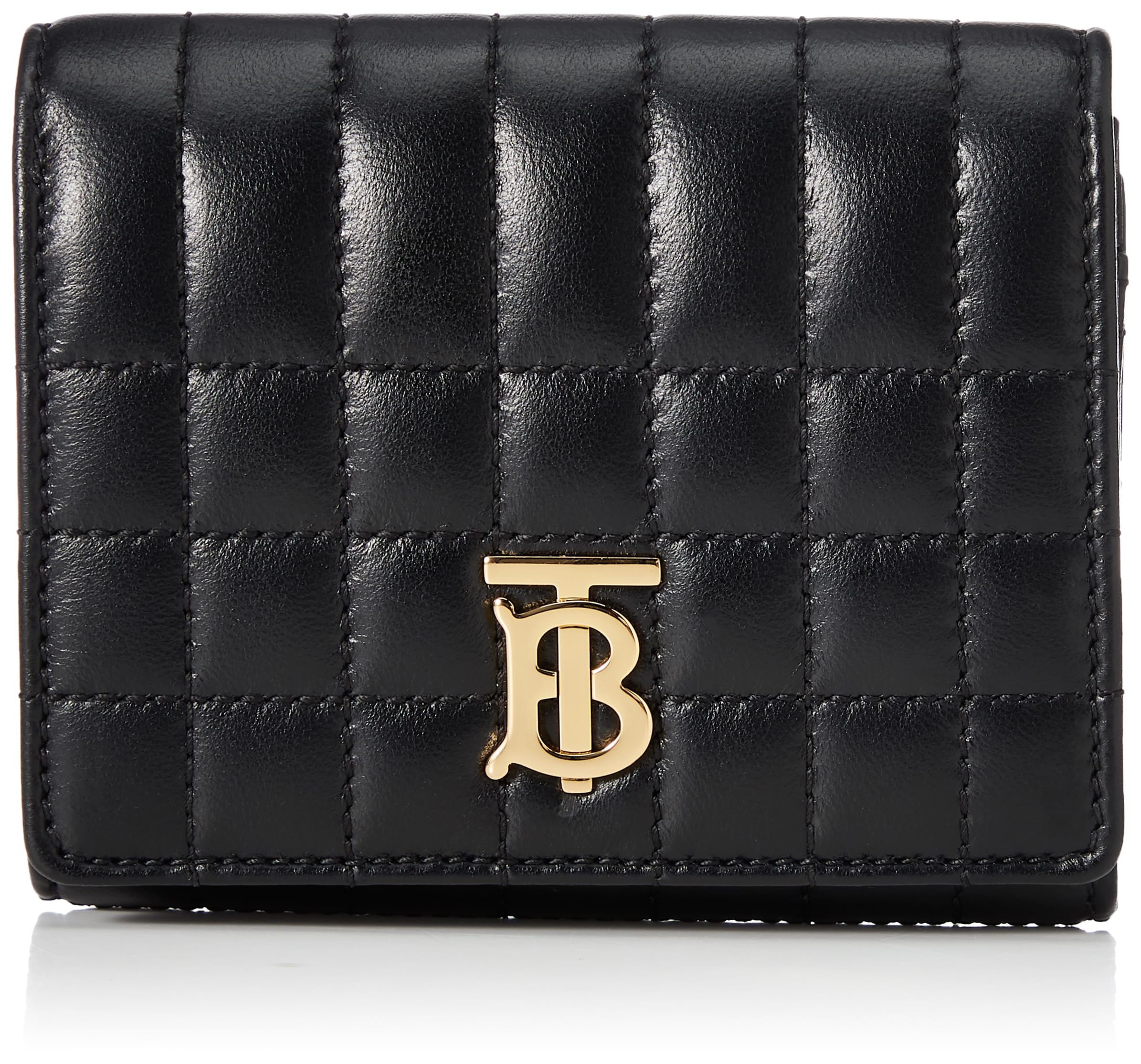 最終価格❣️美品❣️ BURBERRYバーバリーレザー三つ折り財布レディースブラック BURBERRY Burberry バーバリー Quilted Leather Lola Tri-Fold