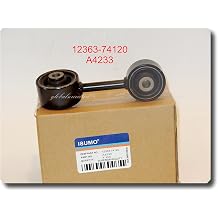 12363-74120 Engine Mount - Front Right, Black, Steel, Aluminum, Rubber or Polyurethane Frame, Fits 1992-2001 Toyota Camry & Solara