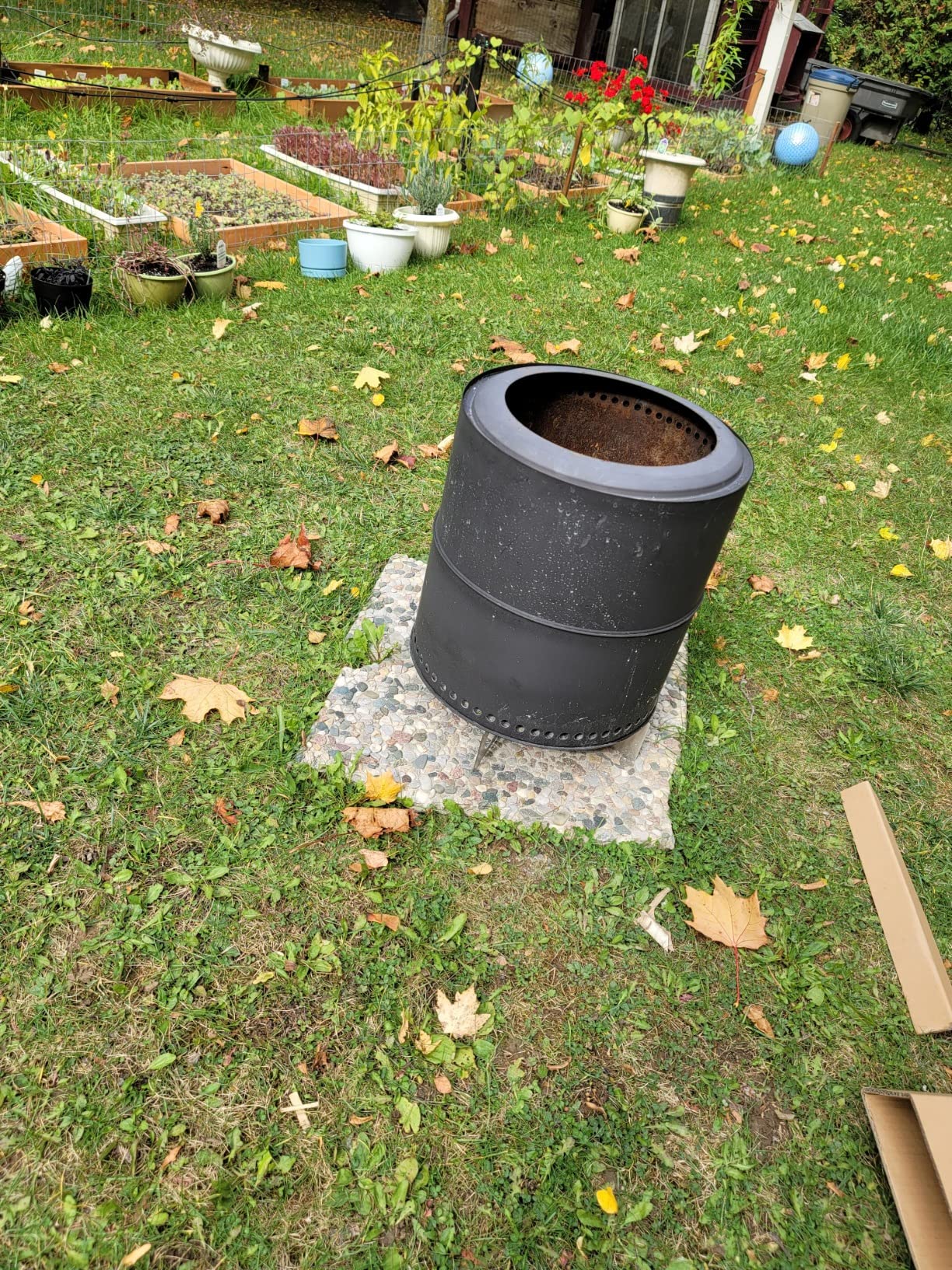 32/mo Finance COOZOOM 19 Inch Large Smokeless Fire Pit with Stand