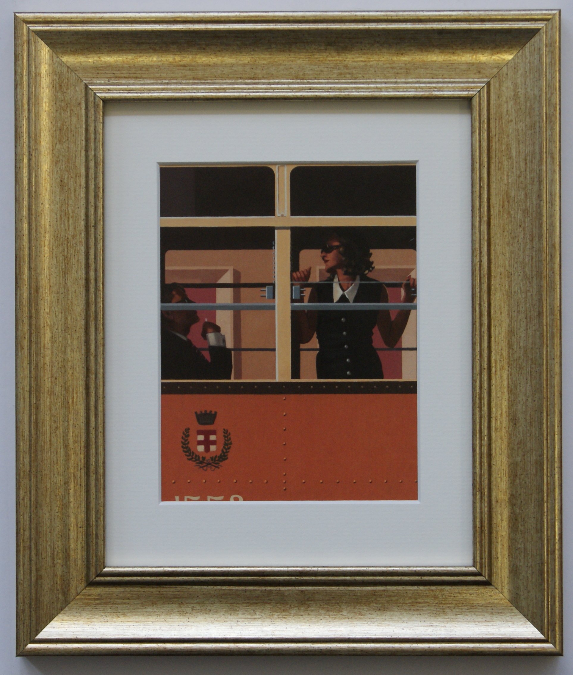 The Look of Love by Jack Vettriano Framed Art Print Picture (33cm x 28cm)