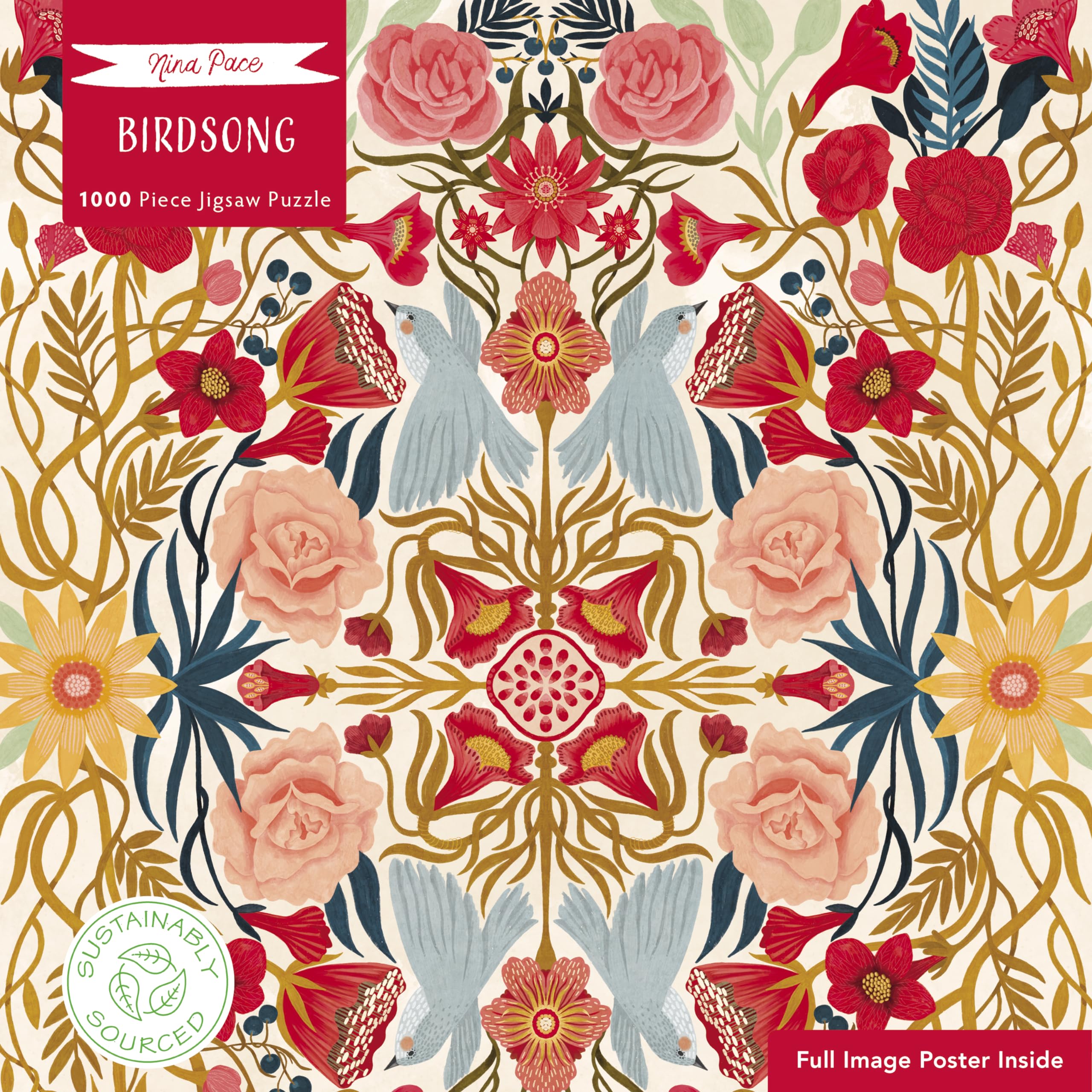 Amazon.com: Adult Sustainable Jigsaw Puzzle Nina Pace: Birdsong