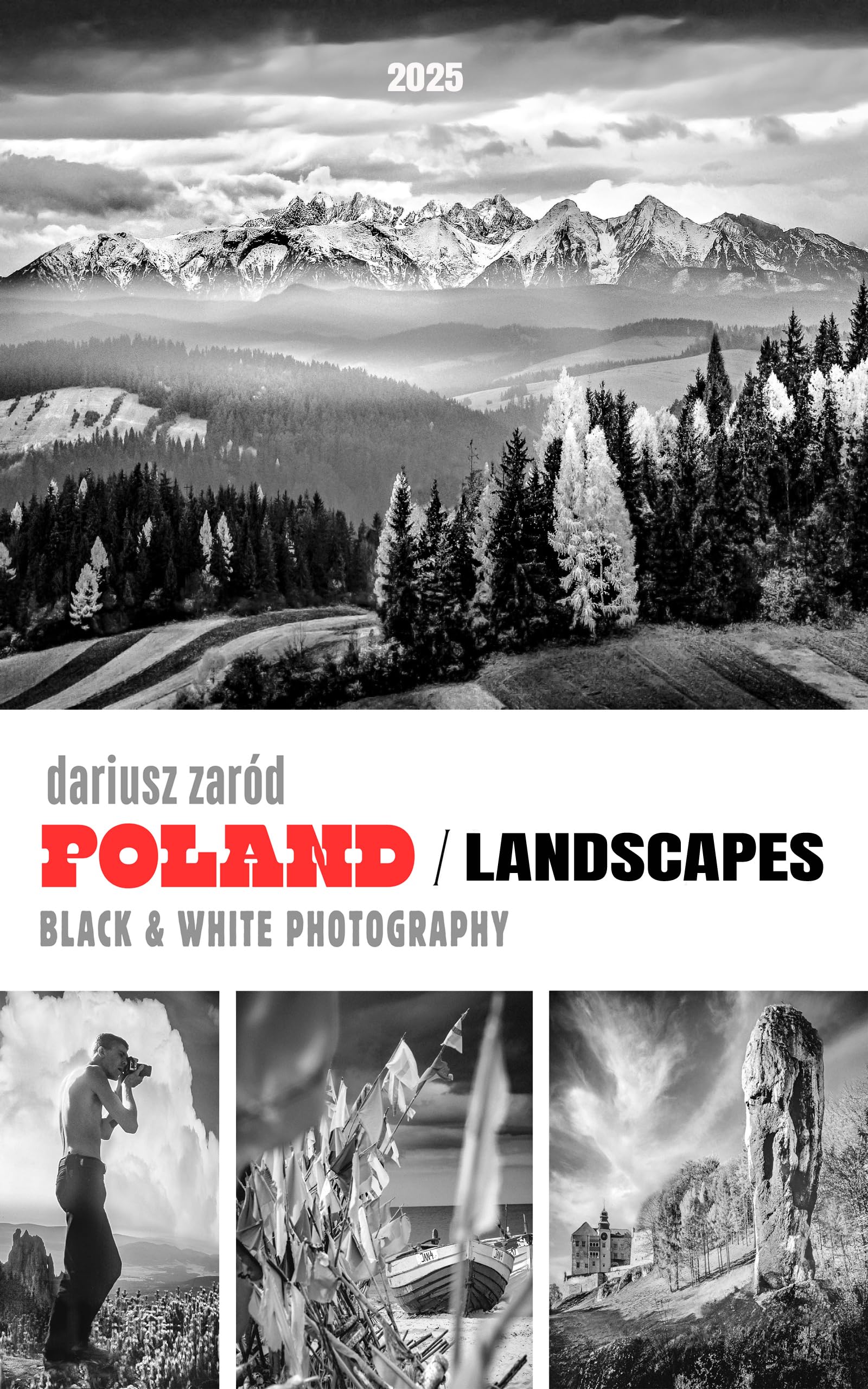 Photographie noir et blanc Pologne paysages de nature Dariusz ZARÓD