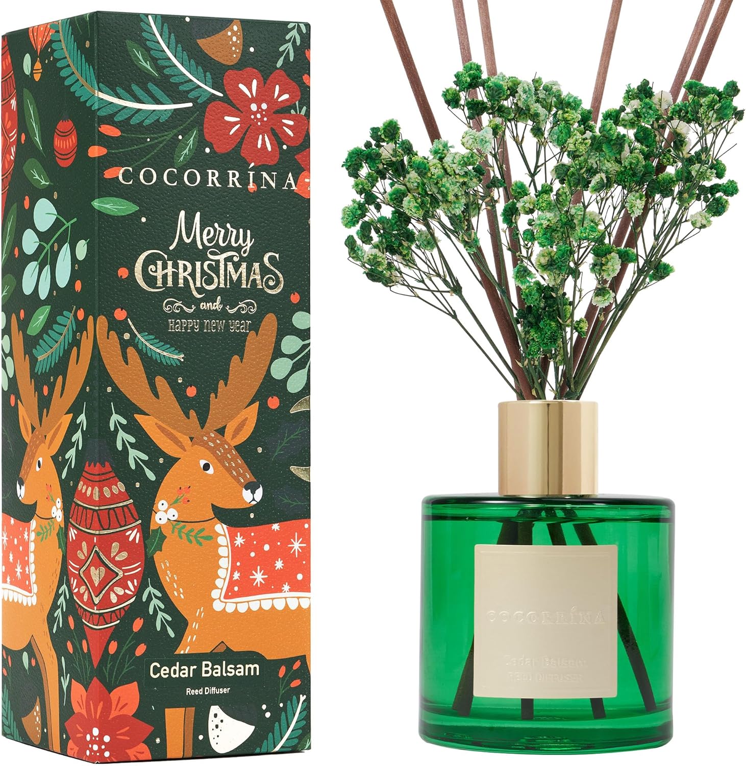 Amazon.com: Cocorrína Reed Diffuser - Cedar Balsam Scented Reed ...