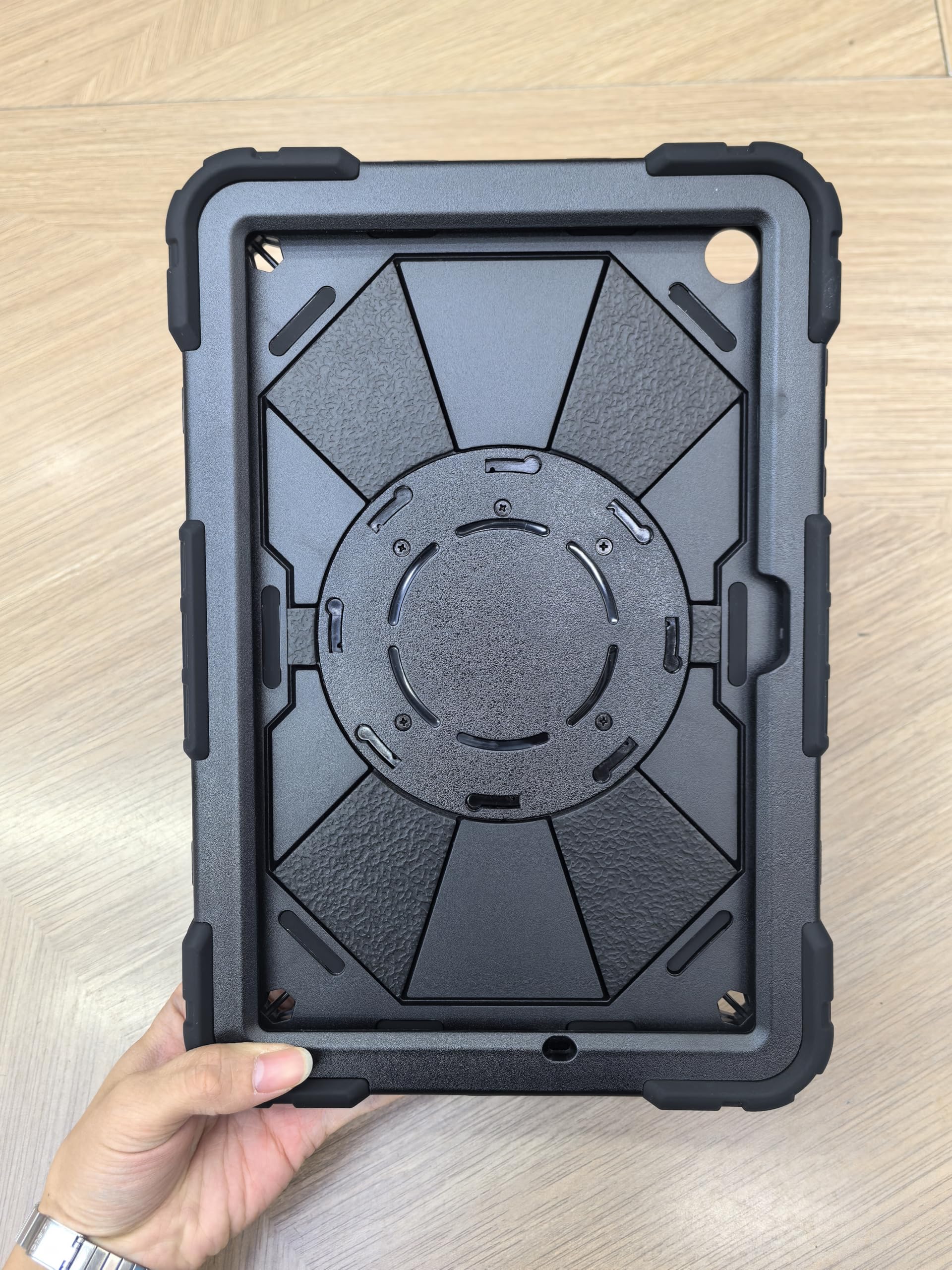 Custodia per Samsung Galaxy Tab A9+ Plus 11 Pollici 2023, Con Protezione del Display, Supporto Girevole a 360°, Cintura Sulla Spalla, Con Penna (Nero, Galaxy Tab A9+)