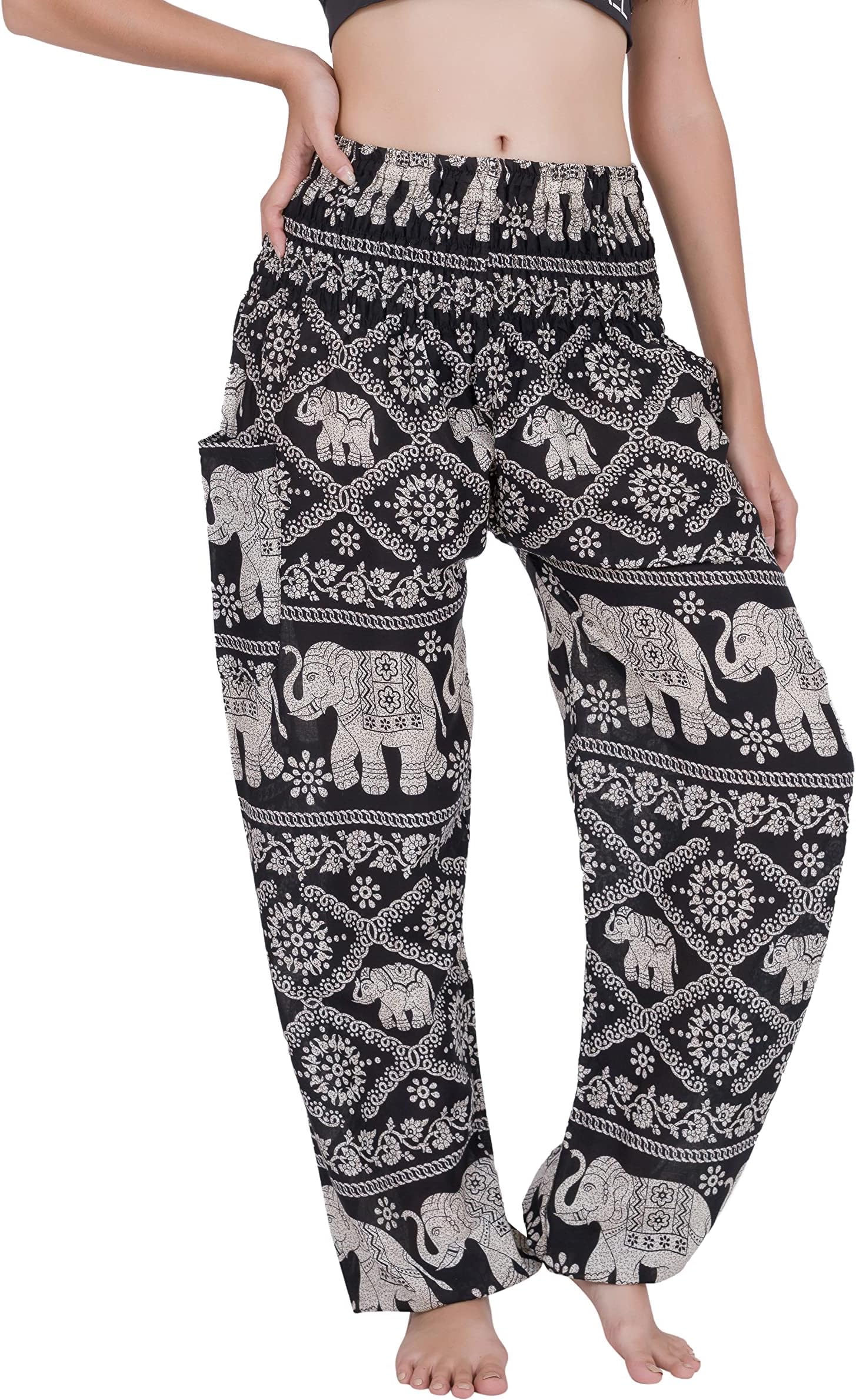 Harem Pants Women Flowy Trouser Yoga Boho Hippie Clothes