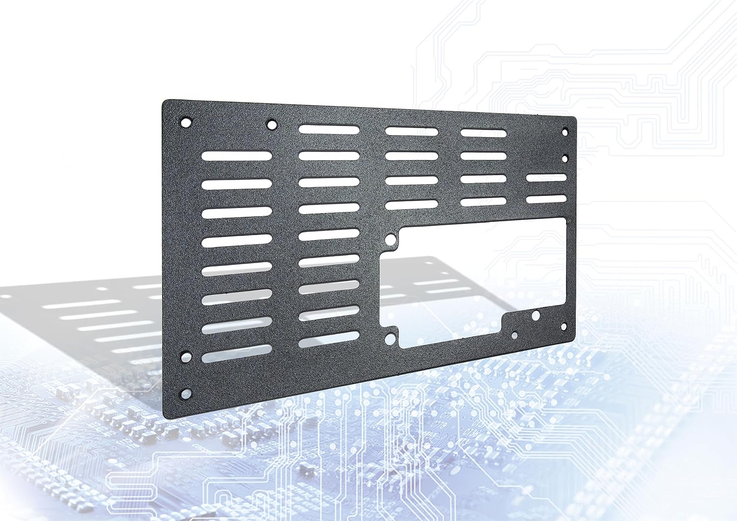Inter-Tech AC Power Supply Panel ATX-02, ATX-FlexATX, Steel