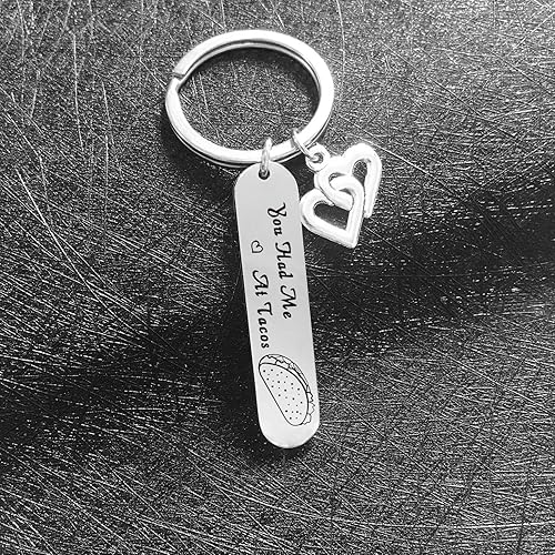 Miniatura 5 de De&ai Llavero para entusiastas de los tacos, joyería para amantes de los tacos, regalo para adictos a los tacos