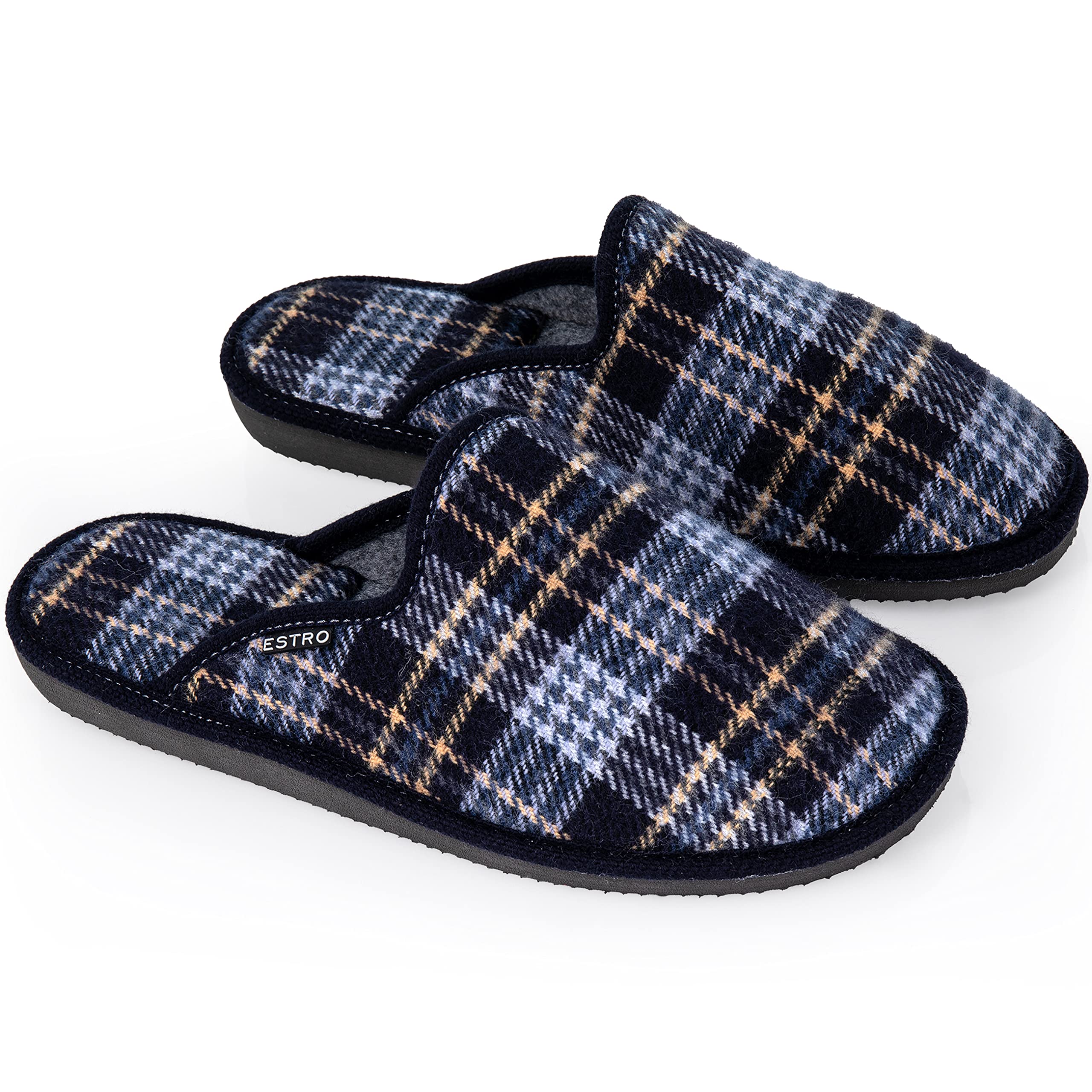 ESTRO Chausson Homme Pantoufles Hommes - Pantoufle Homme Mules Chaussons pour Hommes F17