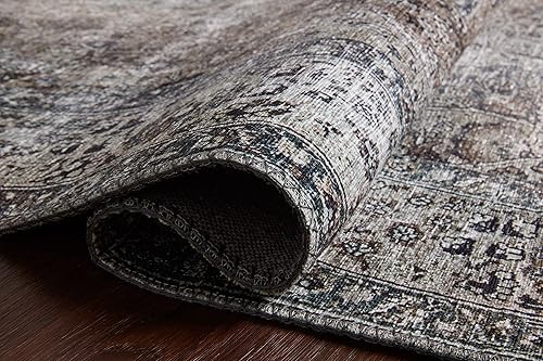 Miniatura 7 de Loloi II, Layla Collection LAY 06 - Tapete tradicional, Gris Topo  Piedra, 9 pies 0 pulgadas x 12 pies 0 pulgadas