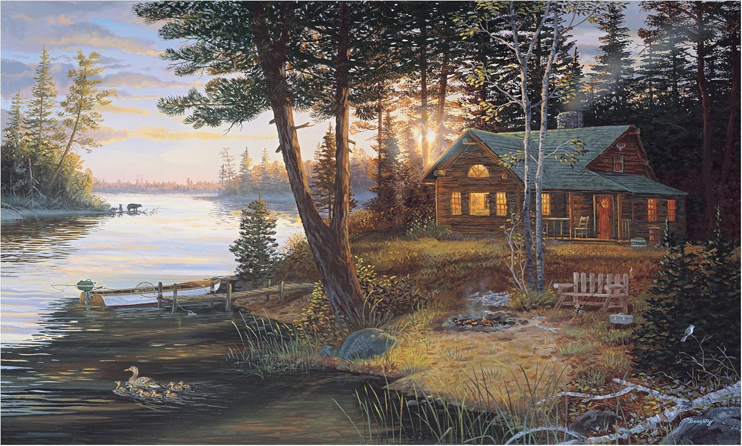 RoomMates York Wallcoverings LM7972M Last Embers Mural Wallpaper, Small