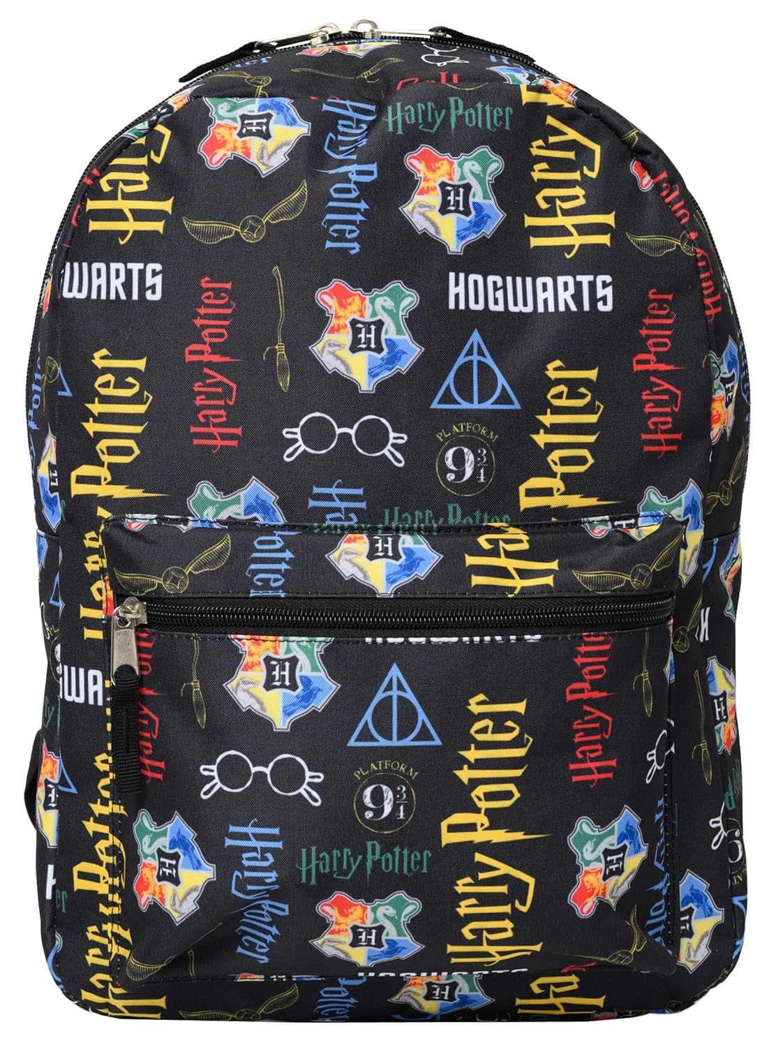 Harry Potter 16 Laptop Backpack Bag Hogwarts Crest All Over Print Cargo