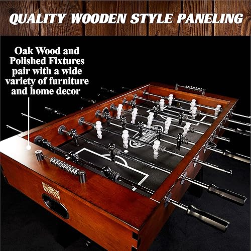 Vista 46 de Barrington Futbolín de fútbol de múltiples estilos, diseños duraderos y elegantes con pelotas de fútbol deportivas de mesa, perfectas para salas