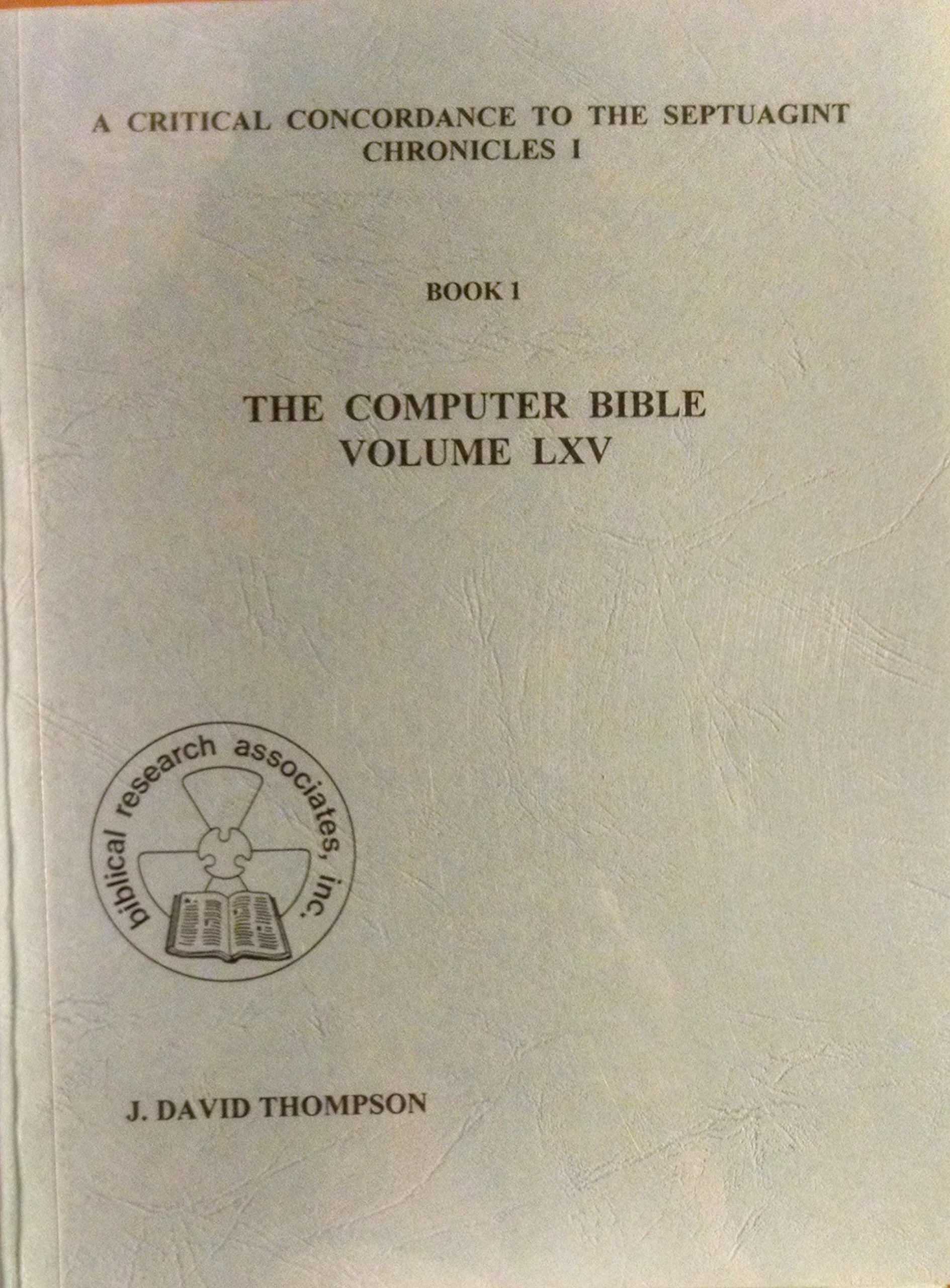 Book 1 (Vol 65)