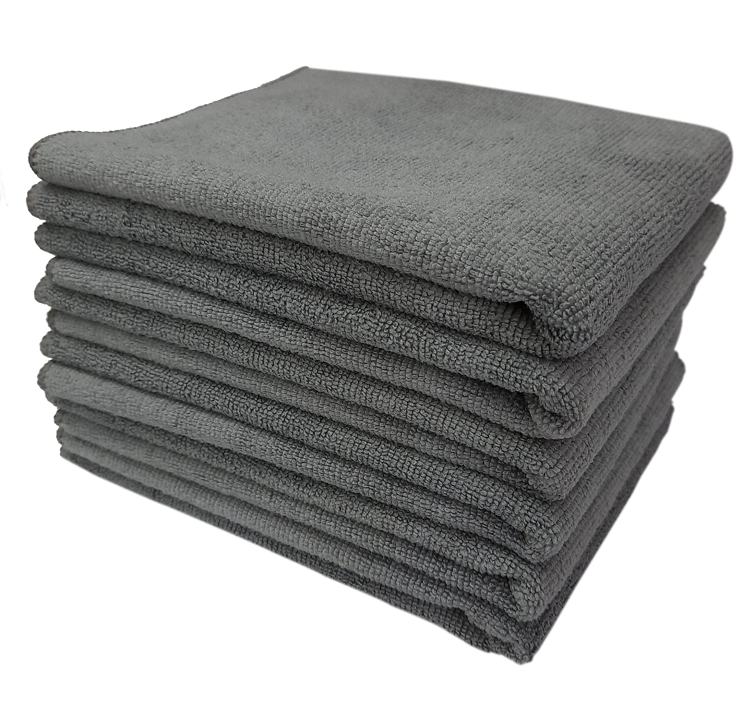 SOBBY Microfiber Cloths, 6pcs 40x40cms 340GSM Gray - Highly Absorbent, Lint and Streak Free, All -Purpose Cleaning Cloth for Kitchen, Car, Window, Stainless Steel, Silverware. (B095M3S9LY) Amazon Price History, Amazon Price Tracker