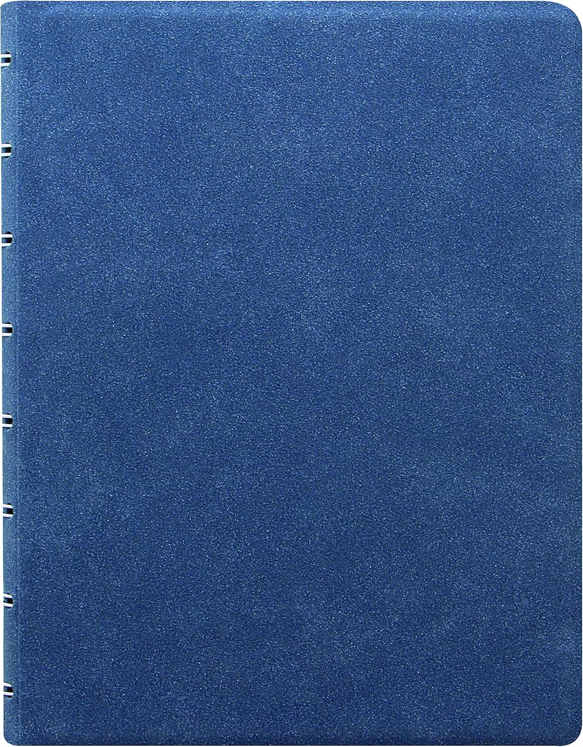 Filofax Refillable Notebook, A5 Size, Architexture Collection, 8.25" x 5.75", Blue Suede (B115090U)