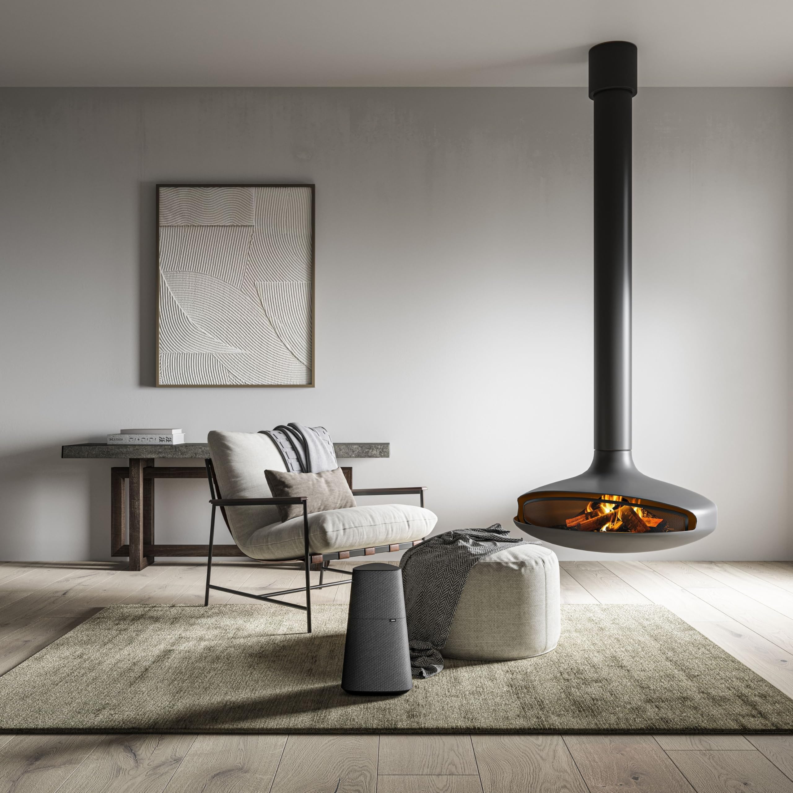 Loewe klang mr5, Basaltgrau, Multiroom Lautsprecher, AirPlay 2, Chromcast, DTS Play-Fi, 180 Watt Gesamtleistung, Kabelloser Lautsprecher