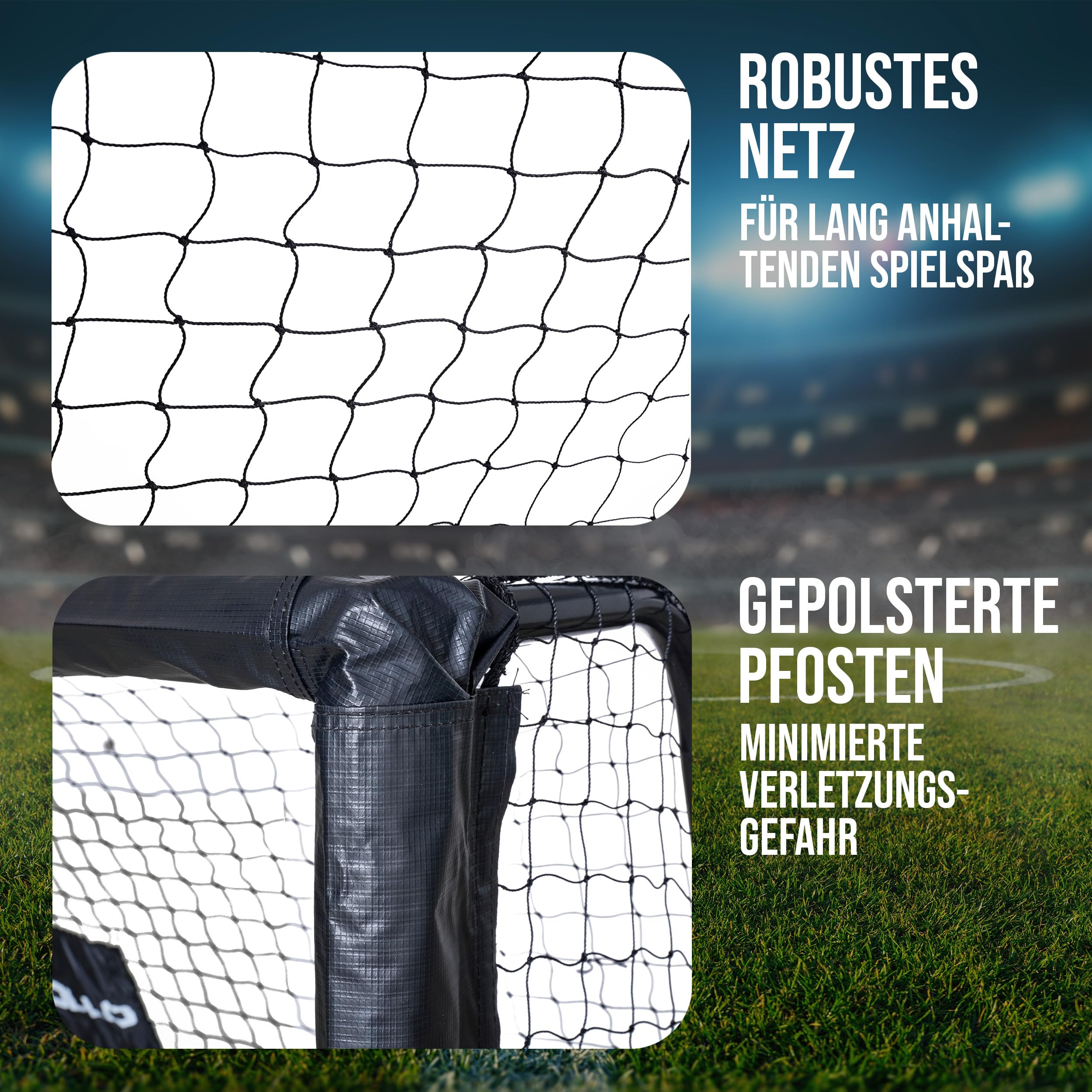 But de Football Apollo Goal Master 300 cm pour Enfants Adultes Jardin