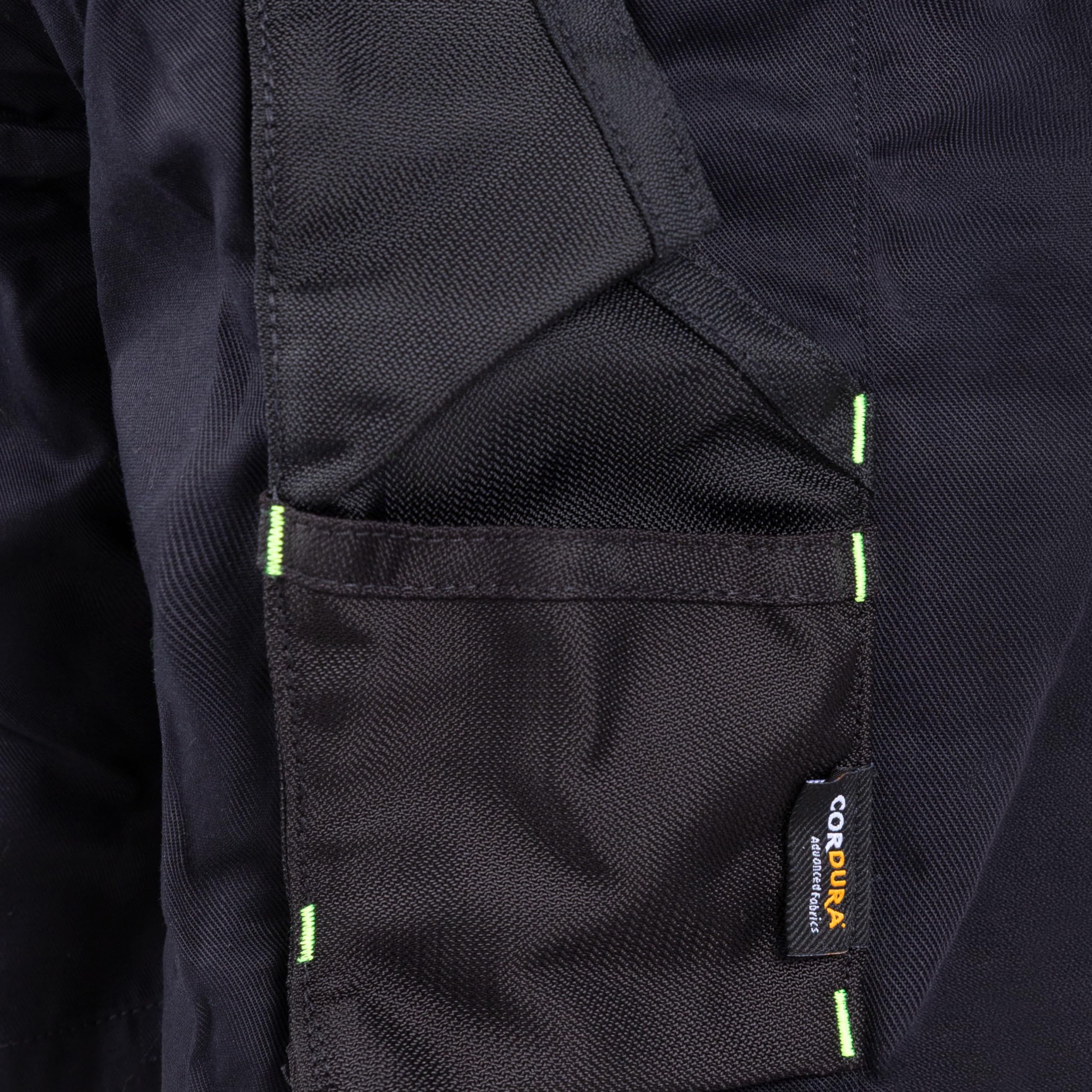 Engelbert Strauss E.S. Kinder Shorts Motion 2020 Arbeitshose Workwear (schwarz/warngelb, 146/152)