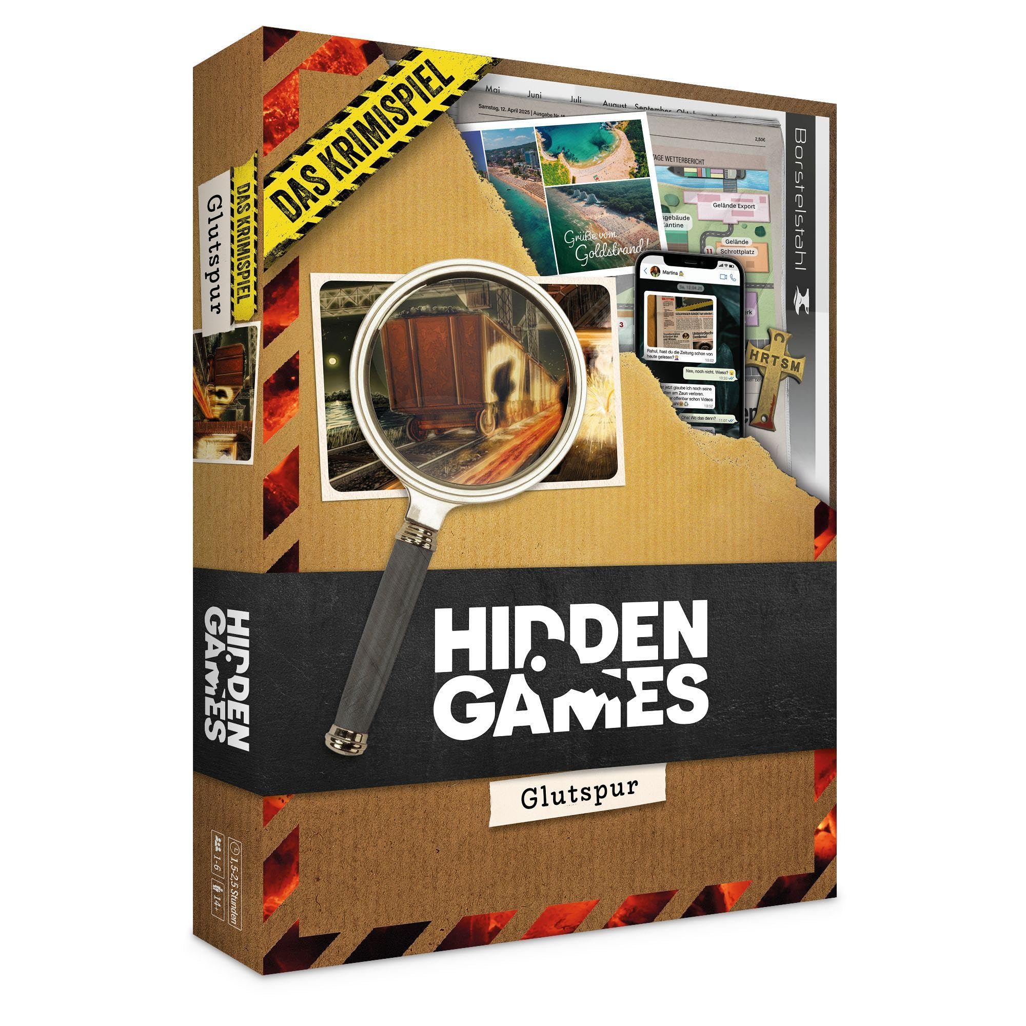 Pegasus Spiele Hidden Games Tatort: Glutspur