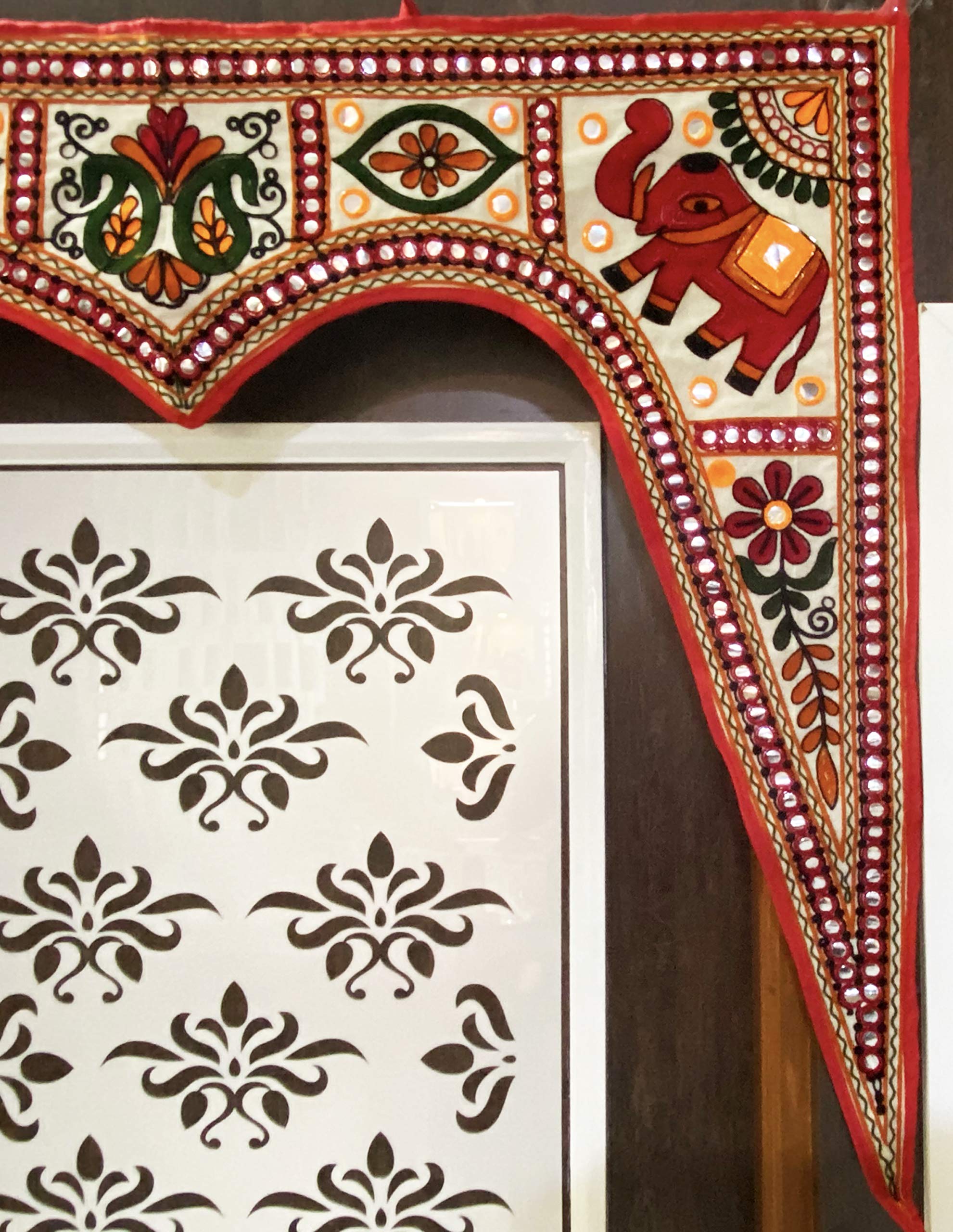 REPTUM DECOR Cotton Traditional Bandarwal for Door (37 inch, Multicolour) - Image 3 thumbnail