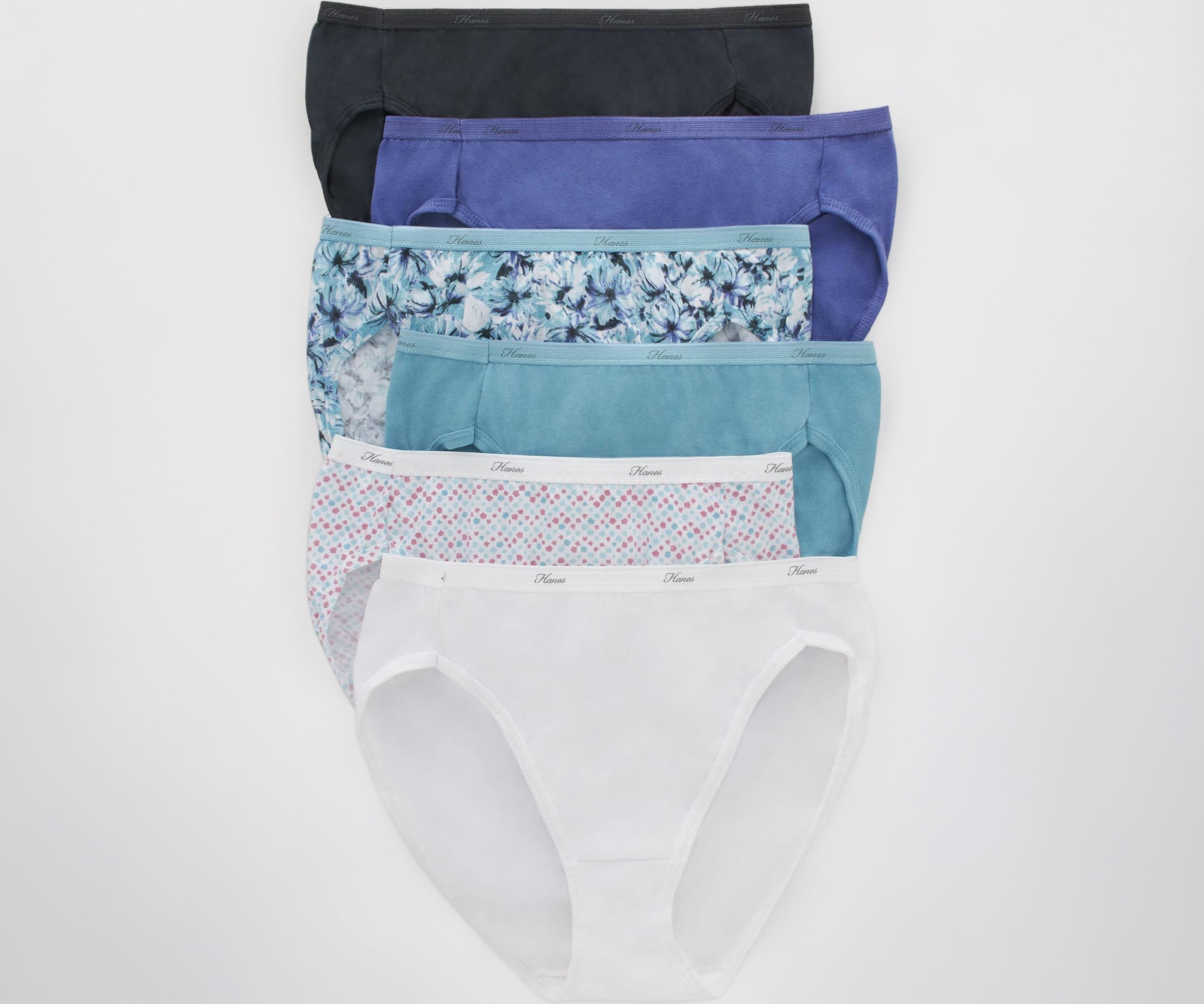 Women's No Ride up Cotton Hi-Cut Panties