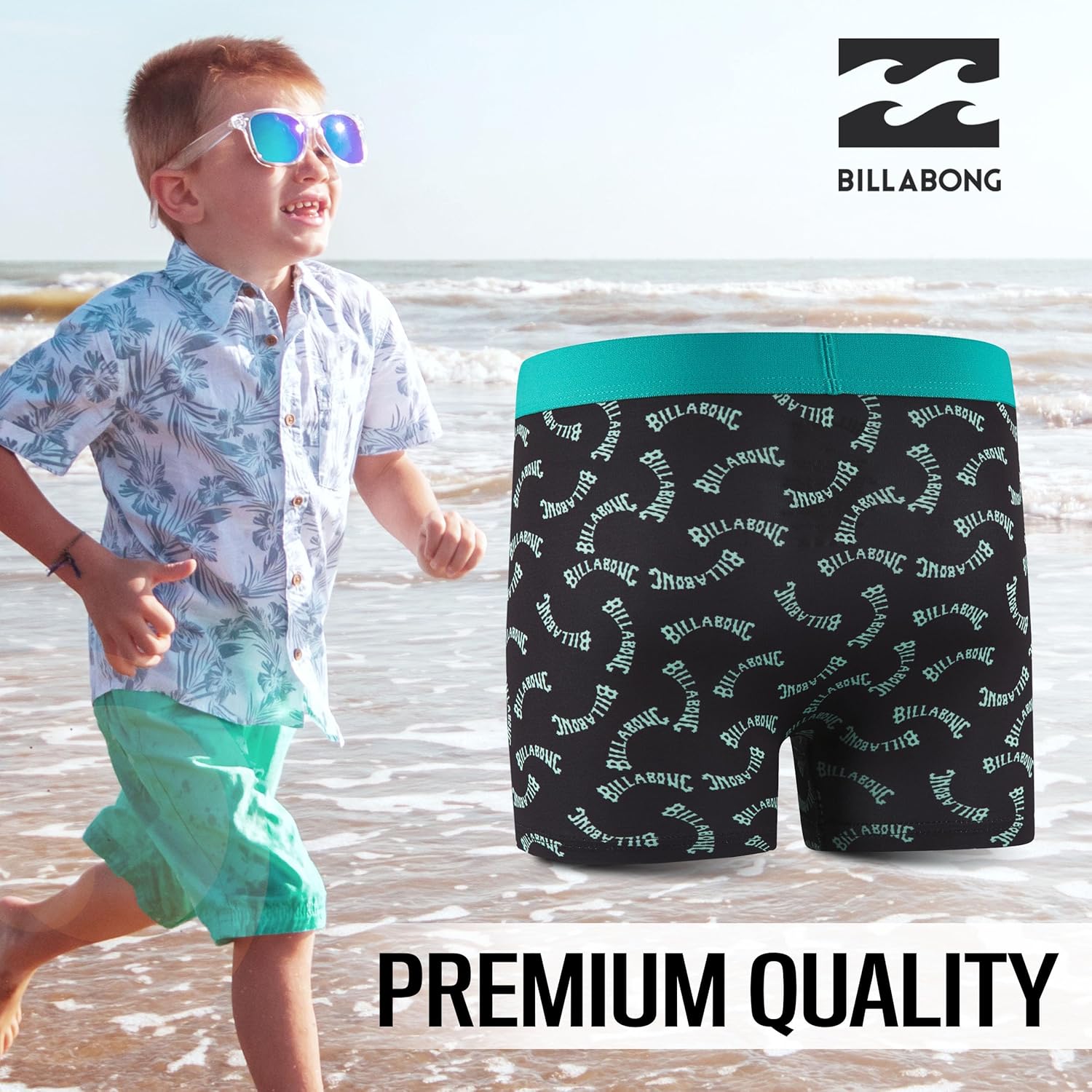 Billabong Boys Underwear 4 Pack Boxer Briefs for Boys 6-18 Durable Stretch Breathable Moisture Wicking - Image 4