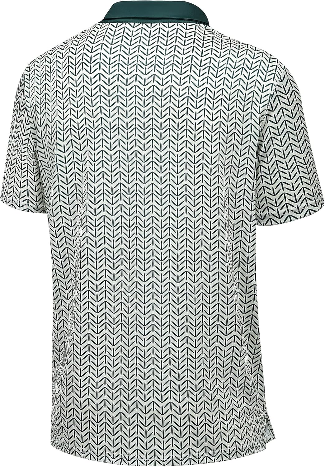 Men's Golf Shirts-Moisture Wicking Dry Fit Performance Recycled Polo Short Sleeve for Bussiness Casual Tennis